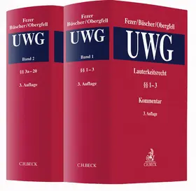 Fezer / Büscher / Obergfell |  Lauterkeitsrecht UWG - Mängelexemplar, kann leichte Gebrauchsspuren aufweisen. Sonderangebot ohne Rückgaberecht. Nur so lange der Vorrat reicht. | Buch |  Sack Fachmedien