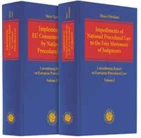 Ortolani / Law / Hess |  Implementing EU Consumer Rights by National Procedural Law + Impediments of National Procedural Law to the Free Movement - Mängelexemplar, kann leichte Gebrauchsspuren aufweisen. Sonderangebot ohne Rückgaberecht. Nur so lange der Vorrat reicht. | Buch |  Sack Fachmedien