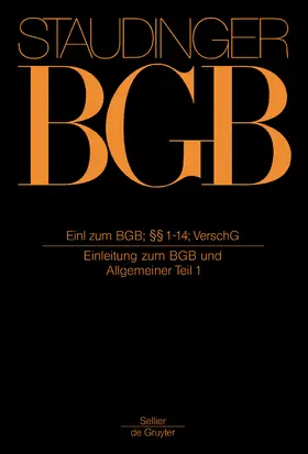 Habermann / Honsell / Kannowski |  Einleitung zum BGB; §§ 1-14; VerschG - Vorauflage, kann leichte Gebrauchsspuren aufweisen. Sonderangebot ohne Rückgaberecht. Nur so lange der Vorrat reicht. | Buch |  Sack Fachmedien