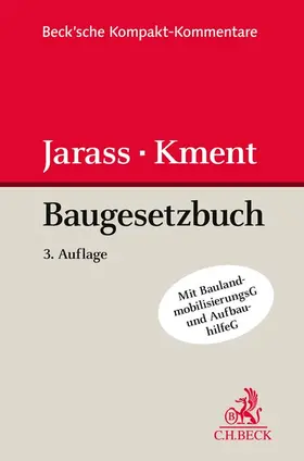 Jarass / Kment |  Baugesetzbuch BauGB - Mängelexemplar, kann leichte Gebrauchsspuren aufweisen. Sonderangebot ohne Rückgaberecht. Nur so lange der Vorrat reicht. | Buch |  Sack Fachmedien