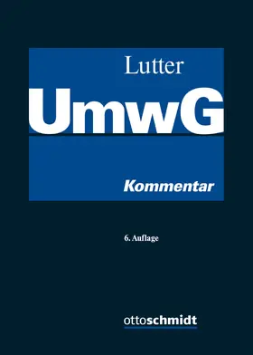 Lutter / Lutter / Bayer |  Umwandlungsgesetz UmwG - Kommentar in 2 Bänden - Vorauflage, kann leichte Gebrauchsspuren aufweisen. Sonderangebot ohne Rückgaberecht. Nur so lange der Vorrat reicht. | Buch |  Sack Fachmedien