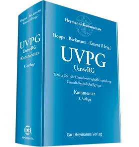 Beckmann / Hoppe / Kment |  UVPG / UmwRG - Kommentar - Vorauflage, kann leichte Gebrauchsspuren aufweisen. Sonderangebot ohne Rückgaberecht. Nur so lange der Vorrat reicht. | Buch |  Sack Fachmedien