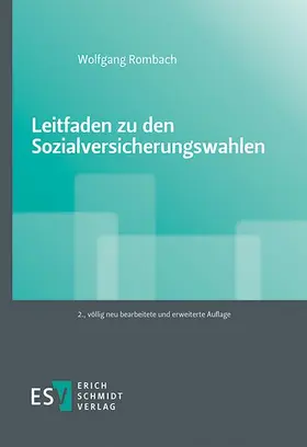 Rombach |  Leitfaden zu den Sozialversicherungswahlen - Mängelexemplar, kann leichte Gebrauchsspuren aufweisen. Sonderangebot ohne Rückgaberecht. Nur so lange der Vorrat reicht. | Buch |  Sack Fachmedien