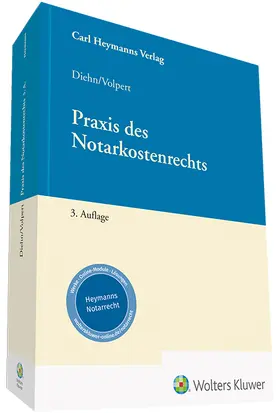 Volpert / Diehn |  Praxis des Notarkostenrechts - Vorauflage, kann leichte Gebrauchsspuren aufweisen. Sonderangebot ohne Rückgaberecht. Nur so lange der Vorrat reicht. | Buch |  Sack Fachmedien