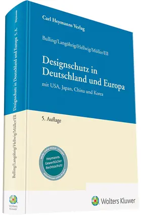 Bulling / Ell / Hellwig |  Designschutz in Deutschland und Europa - Mängelexemplar, kann leichte Gebrauchsspuren aufweisen. Sonderangebot ohne Rückgaberecht. Nur so lange der Vorrat reicht. | Buch |  Sack Fachmedien