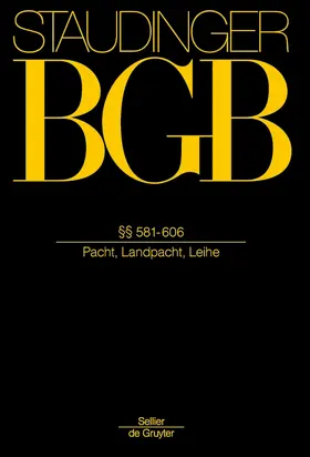 Staudinger / Schaub / Bleckwenn |  Kommentar zum Bürgerlichen Gesetzbuch BGB Band II §§ 581-606 Pacht, Landpacht, Leihe - Mängelexemplar, kann leichte Gebrauchsspuren aufweisen. Sonderangebot ohne Rückgaberecht. Nur so lange der Vorrat reicht. | Buch |  Sack Fachmedien
