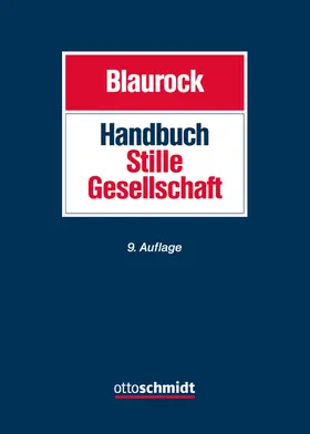 Blaurock |  Handbuch Stille Gesellschaft - Vorauflage, kann leichte Gebrauchsspuren aufweisen. Sonderangebot ohne Rückgaberecht. Nur so lange der Vorrat reicht. | Buch |  Sack Fachmedien