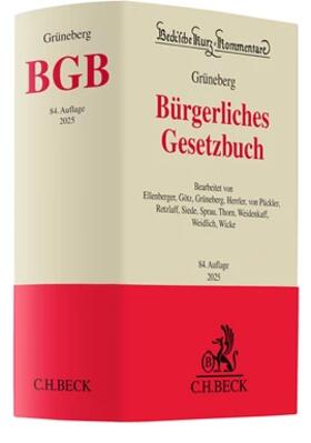 Grüneberg |  Bürgerliches Gesetzbuch BGB - Vorauflage, kann leichte Gebrauchsspuren aufweisen. Sonderangebot ohne Rückgaberecht. Nur so lange der Vorrat reicht. | Buch |  Sack Fachmedien