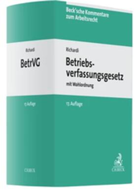 Richardi |  Betriebsverfassungsgesetz BetrVG - Vorauflage, kann leichte Gebrauchsspuren aufweisen. Sonderangebot ohne Rückgaberecht. Nur so lange der Vorrat reicht. | Buch |  Sack Fachmedien