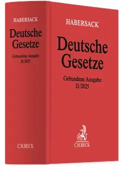 Habersack |  Deutsche Gesetze Gebundene Ausgabe II/2025 - Mängelexemplar, kann leichte Gebrauchsspuren aufweisen. Sonderangebot ohne Rückgaberecht. Nur so lange der Vorrat reicht. | Buch |  Sack Fachmedien
