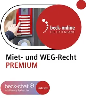  beck-online. Miet- und WEG-Recht PREMIUM | Datenbank |  Sack Fachmedien