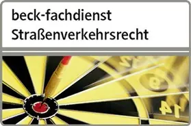  beck-fachdienst. Straßenverkehrsrecht | Datenbank |  Sack Fachmedien