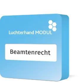  Luchterhand Modul Beamtenrecht | Datenbank |  Sack Fachmedien