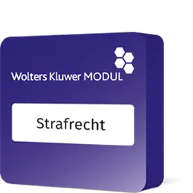  Wolters Kluwer Modul Strafrecht | Datenbank |  Sack Fachmedien