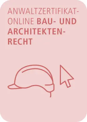 AnwaltZertifikatOnline Bau- und Architektenrecht | Juris | Datenbank | sack.de