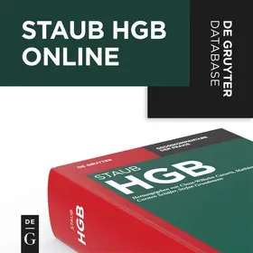 Canaris / Habersack / Schäfer |  Staub HGB Online | Datenbank |  Sack Fachmedien