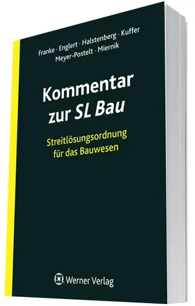 Franke u.a. |  Kommentar zur SL Bau | Datenbank |  Sack Fachmedien