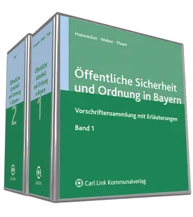 Thum u.a. |  Öffentliche Sicherheit und Ordnung in Bayern (Bände 1-3) | Datenbank |  Sack Fachmedien