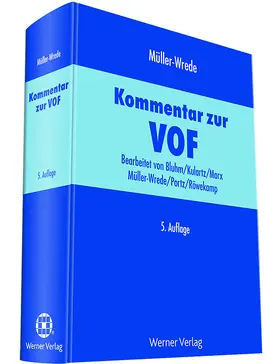 Müller-Wrede |  Kommentar zur VOF | Datenbank |  Sack Fachmedien