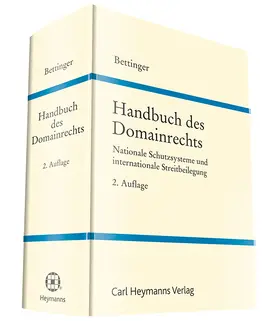 Bettinger |  Handbuch des Domainrechts | Datenbank |  Sack Fachmedien