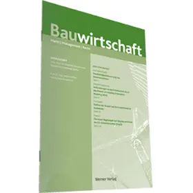  BauW - Zeitschrift Bauwirtschaft | Datenbank |  Sack Fachmedien