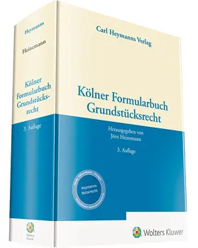 Heinemann |  Kölner Formularbuch Grundstücksrecht | Datenbank |  Sack Fachmedien