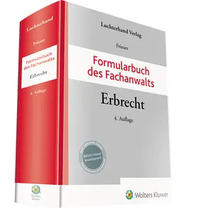 Formularbuch des Fachanwalts Erbrecht | Luchterhand Verlag | Datenbank | sack.de