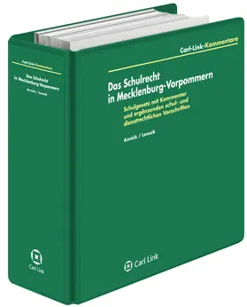 Axnick |  Das Schulrecht in Mecklenburg-Vorpommern | Datenbank |  Sack Fachmedien
