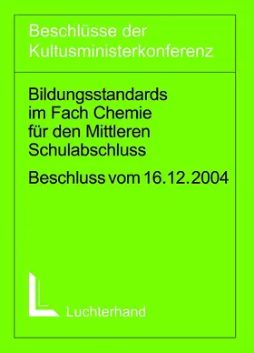 KMK |  Bildungsstandards im Fach Chemie für den Mittleren Schulabschluss | Datenbank |  Sack Fachmedien