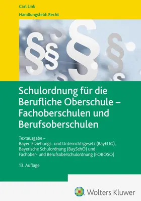  Schulordnung für die Berufliche Oberschule - Fachoberschulen und Berufsoberschulen | Datenbank |  Sack Fachmedien