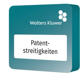  Wolters Kluwer Modul Patentstreitigkeiten | Datenbank |  Sack Fachmedien