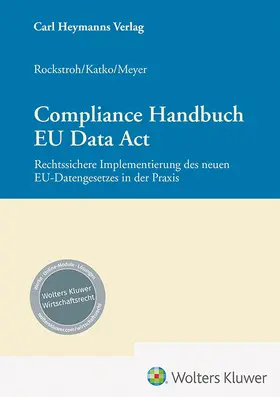Rockstroh u.a. |  Compliance Handbuch EU Data Act | Datenbank |  Sack Fachmedien