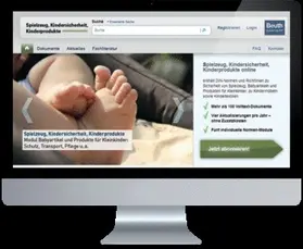  Spielzeug, Kindersicherheit, Kinderprodukte online - Modul Babyartikel und Produkte für Kleinkinder: Schutz, Transport, Pflege u.a. online | Datenbank |  Sack Fachmedien