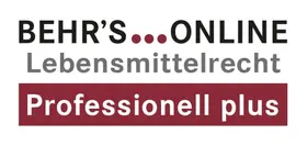  Lebensmittelrecht Professionell PLUS | Datenbank |  Sack Fachmedien