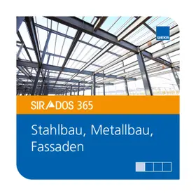  SIRADOS 365 Kalkulationsdaten Stahlbau/Metallbau/Fassaden | Datenbank |  Sack Fachmedien