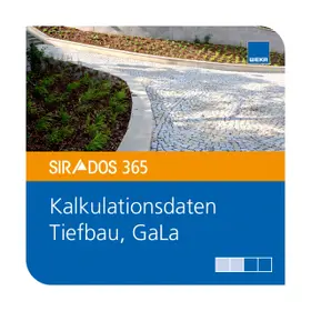  SIRADOS 365 Kalkulationsdaten Tiefbau/GaLa | Datenbank |  Sack Fachmedien