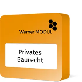  Werner Modul Privates Baurecht | Datenbank |  Sack Fachmedien