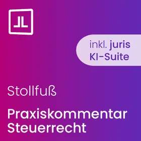Stollfuß PraxisKommentar Steuerrecht | Stollfuß Verlag | Datenbank | www2.sack.de