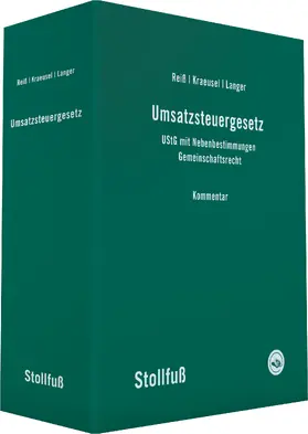 Reiß / Kraeusel / Langer |  Umsatzsteuergesetz Kommentar - online | Datenbank |  Sack Fachmedien
