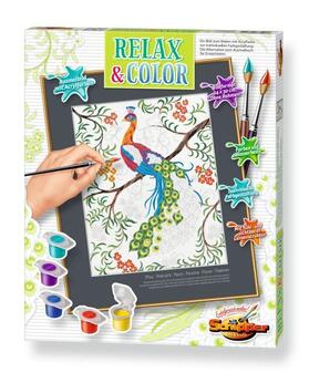 Schipper |  Schipper Malen nach Zahlen - Relax & Color - Pfau | Sonstiges |  Sack Fachmedien