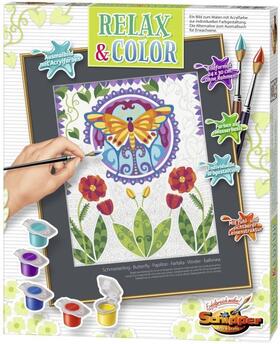 Schipper |  Schipper Malen nach Zahlen - Relax & Color - Schmetterling | Sonstiges |  Sack Fachmedien