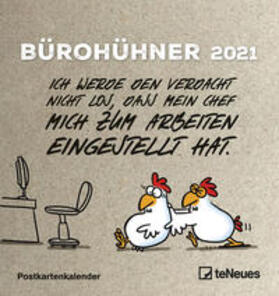  Bürohühner 2021 - Postkarten-Kalender | Sonstiges |  Sack Fachmedien