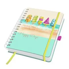 Sigel GmbH |  SIGEL JN655 Spiral-Notizbuch Jolie, ca. A5, dotted, pink, sandbraun, gelb, aquamarin | Sonstiges |  Sack Fachmedien