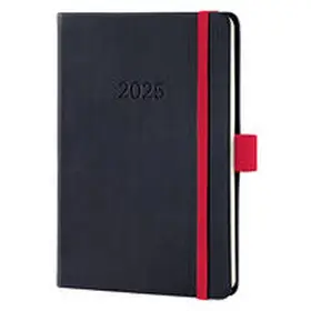 SIGEL C2509 Wochenkalender Conceptum 2025 , ca. A6, schwarz, rot | Sonstiges | 400-436078073-8 | sack.de