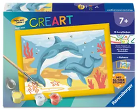 CreArt, Malen nach Zahlen Kinder - Verspielte Delfine | Sonstiges | 400-555523115-8 | sack.de