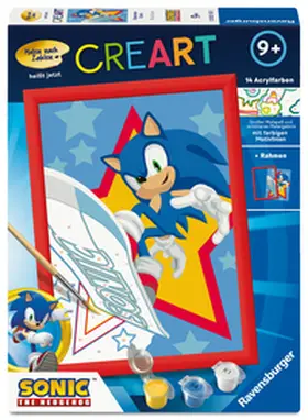 CreArt, Malen nach Zahlen Kinder Sonic the Hedgehog - Rasender Sonic | Sonstiges | 400-555523133-2 | sack.de