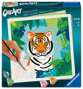  CreArt, Malen nach Zahlen Adults Trend - Wilder Tiger | Sonstiges |  Sack Fachmedien