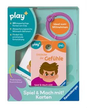  Play+ Spiel & Mach mit! Karten: Entdecke die Gefühle - ab 2 Jahre | Sonstiges |  Sack Fachmedien