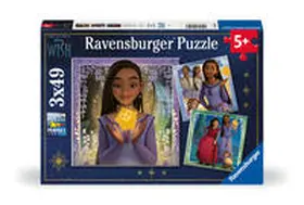 Ravensburger Kinderpuzzle 05702 - Disney Wish - 3x49 Teile Disney Wish Puzzle für Kinder ab 5 Jahren | Sonstiges | 400-555605702-3 | sack.de