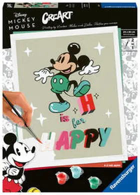  CreArt Adults Trend Disney Micky Maus - H is for happy | Sonstiges |  Sack Fachmedien